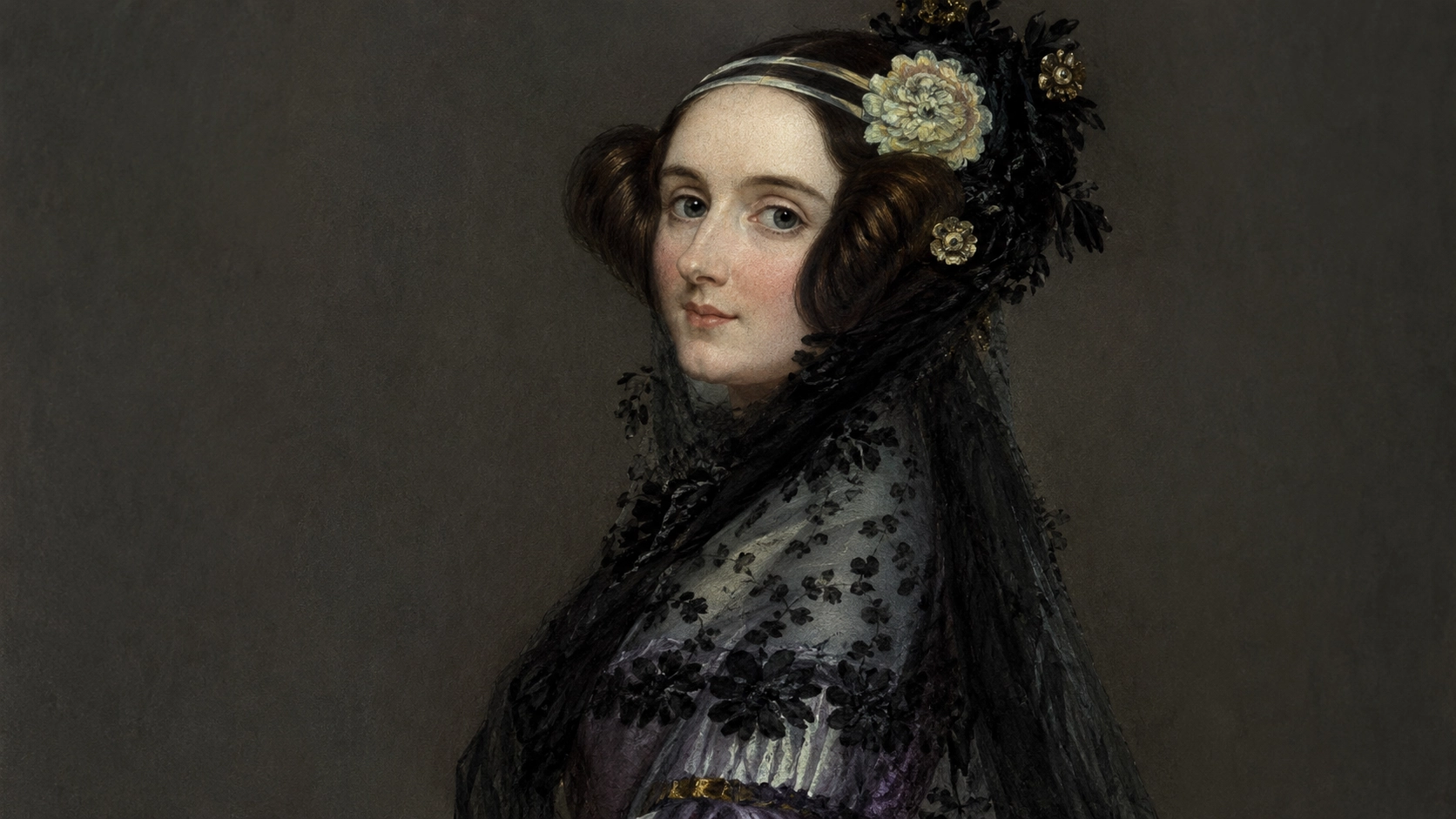 Ada Lovelace portresi, ilk bilgisayar programcısı olarak kabul edilen Ada Lovelace'ın 19. yüzyıldan kalma tarihî portresi