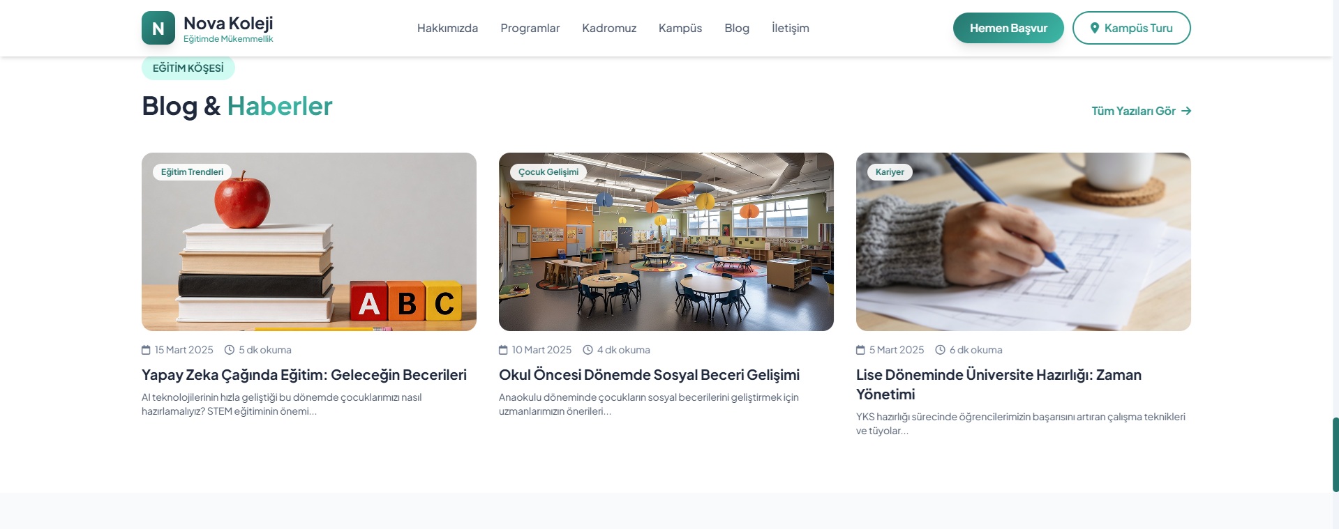 Nova Koleji Önizleme 2