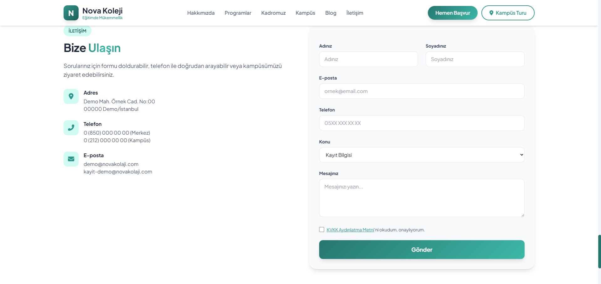 Nova Koleji Önizleme 1